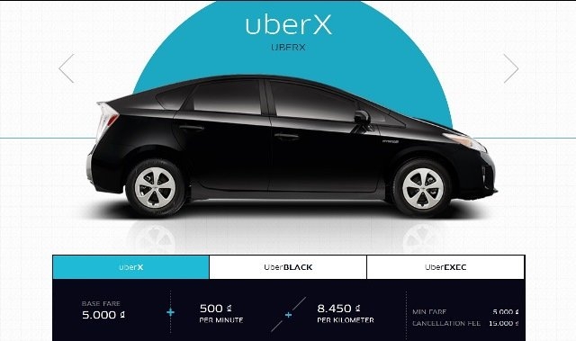 ウーバー、格安タクシー配車サービス｢UberX｣を提供開始 [経済 