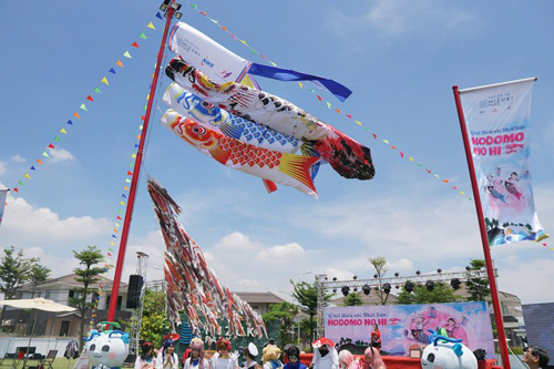 ホーチミン こいのぼり 国内最長記録 こどもの日イベントで 社会 Vietjoベトナムニュース