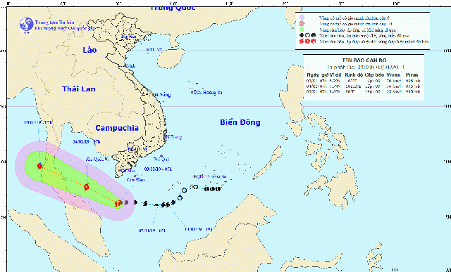 台風1号 パブーク ベトナムの南で発生 1951年以降最早 生活 Vietjoベトナムニュース