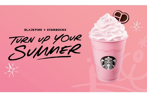 Starbucks×BLACKPINKコラボ　黒＆ピンク★